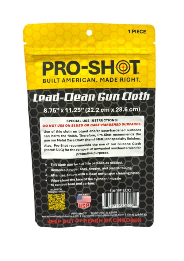 Pro Shot Lead Clean Cloth LCC