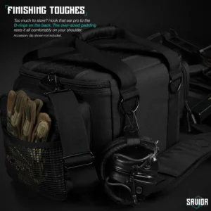 Savior Specialist Range Bag w/ 3 Pistol Sleeves RA-3GUN-WS-BK - Image 7
