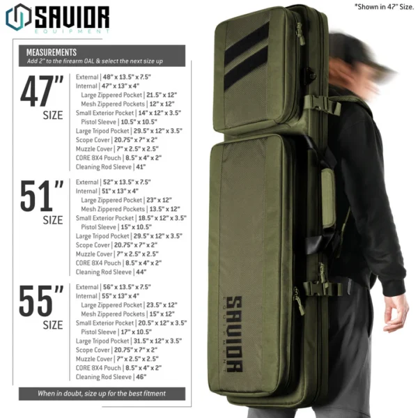 Savior Specialist LRP Rifle Case ODG RB-SG55-LRP-WS-OG