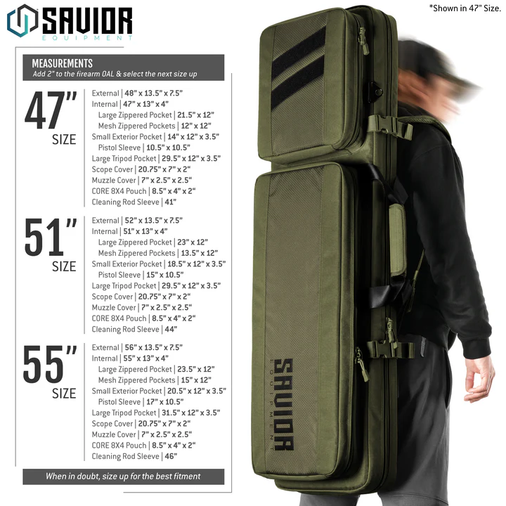 Savior Specialist LRP Rifle Case ODG RB-SG55-LRP-WS-OG - Image 6