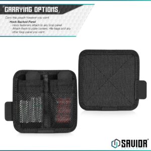 Savior Battery Holder w/ Hook Backing - 2 Slot SP-TNS-BATX2-BK - Image 5