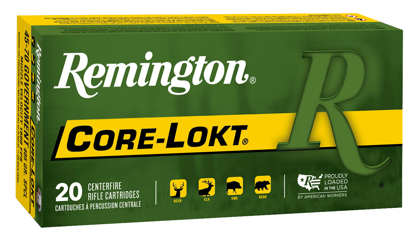 Remington Core-Lokt 45-70 Govt Ammo 405gr SP 20ct 21459 - Image 1