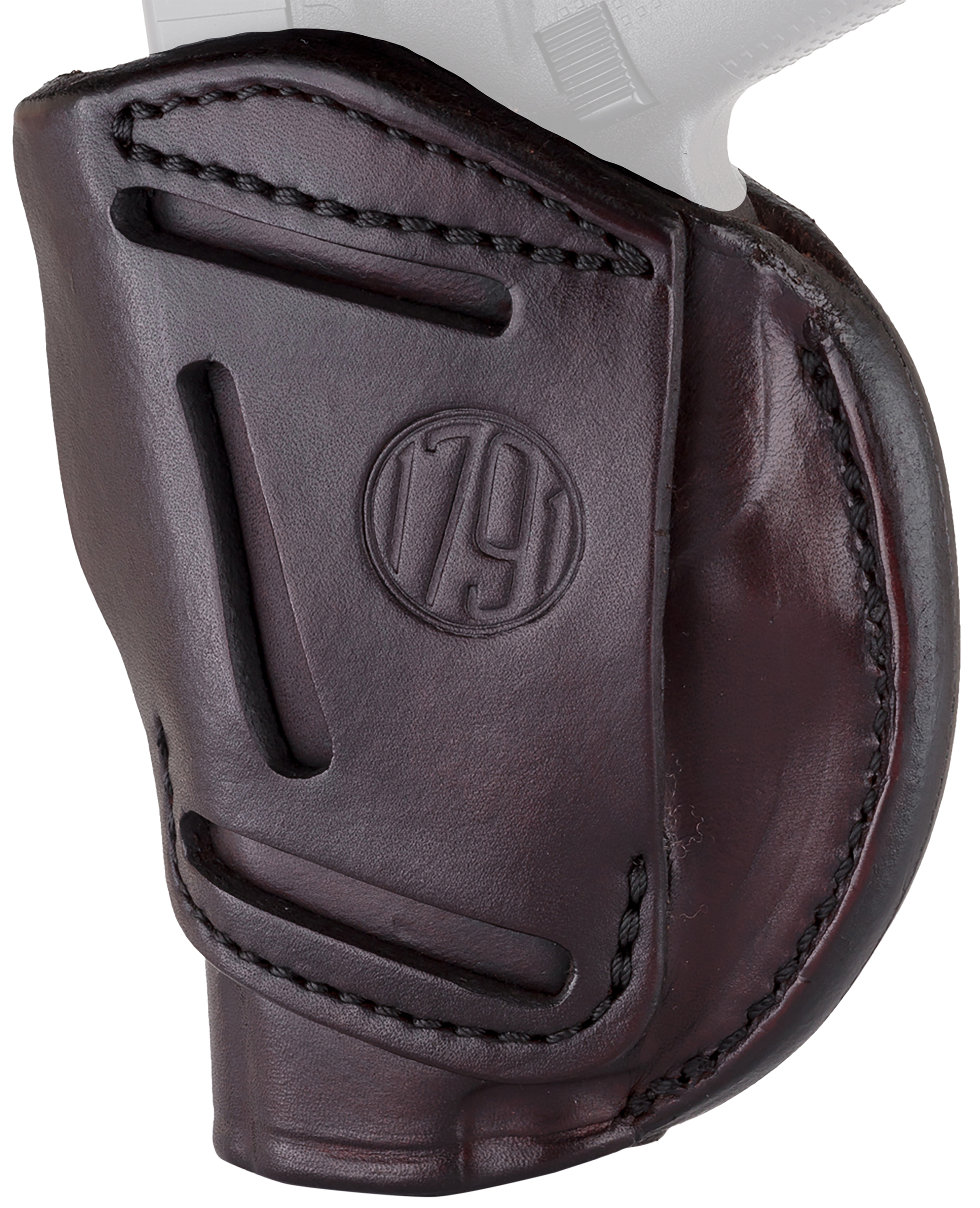 1791 Gunleather 4 Way Glock 48 Signature Brown Leather Holster 4WH-1-SBR-R - Image 1
