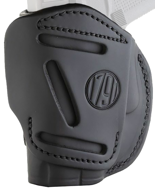 1791 Gunleather 4 Way Glock 43/42 Stealth Black Leather Holster 4WH-2-SBL-R