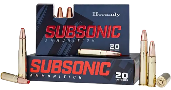 Hornady Subsonic 450 Bushmaster Ammo 395gr Sub-X 20ct 82247