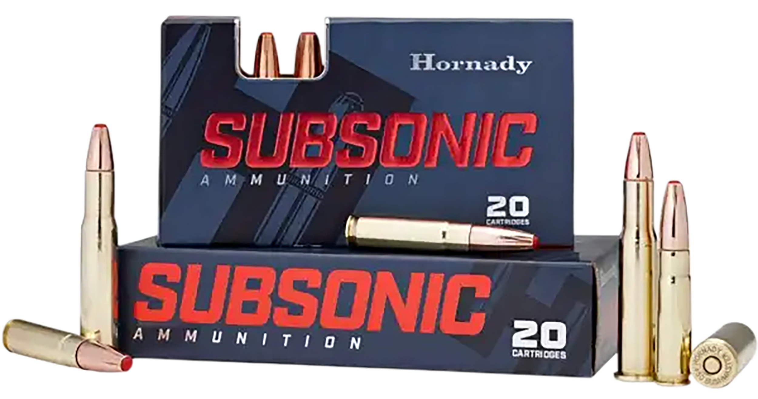Hornady Subsonic 450 Bushmaster Ammo 395gr Sub-X 20ct 82247 - Image 1