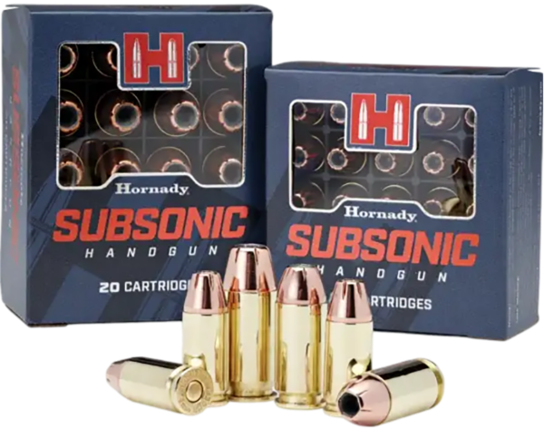 Hornady Subsonic 9mm Ammo 147gr XTP 25ct 90287