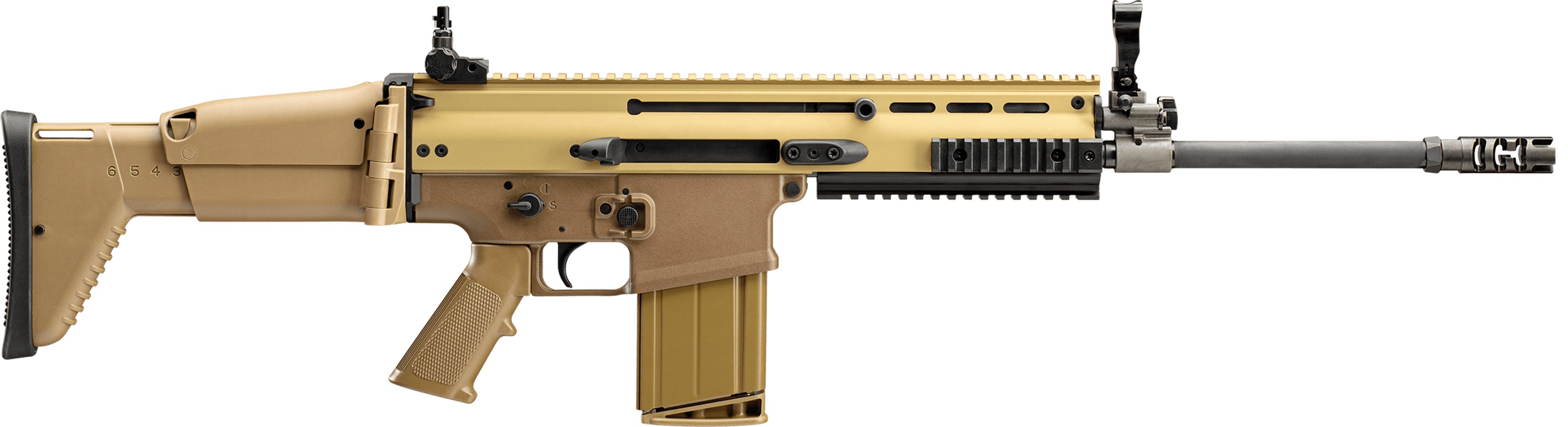 FN Scar 17S NRCH FDE 7.62x51 16" 20rd 98541-2 - Image 1