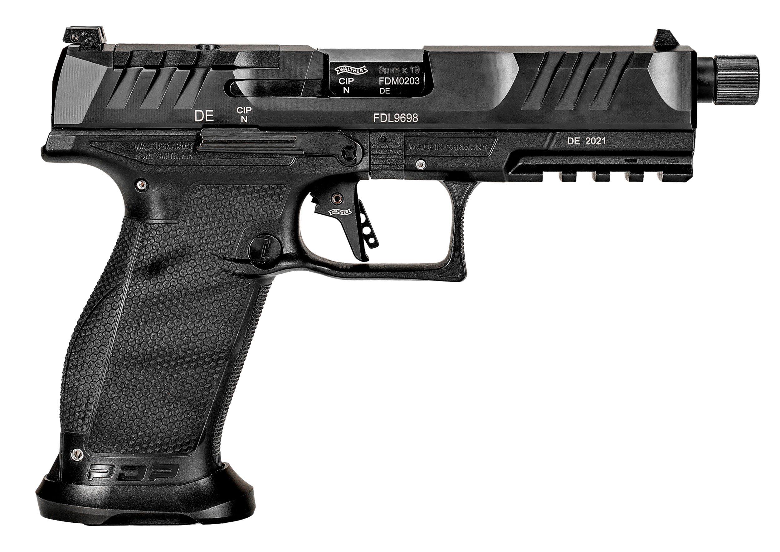 Walther PDP FS Pro BLK Threaded 9mm 5.1" 18rd 2842521 - Image 1