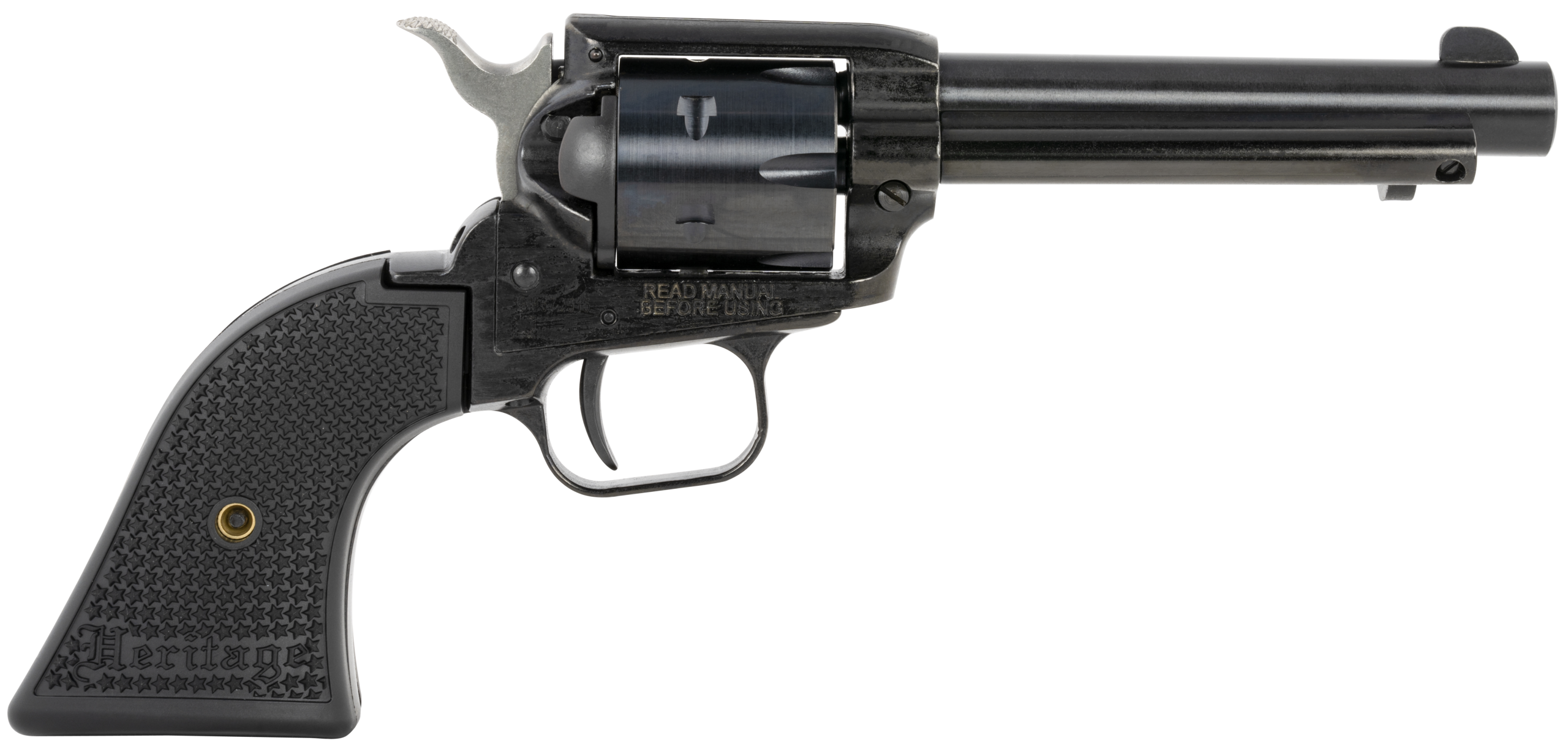 Heritage Rough Rider Polymer Grips 22 LR 4.75" 6-Shot RR22B4PG - Image 1