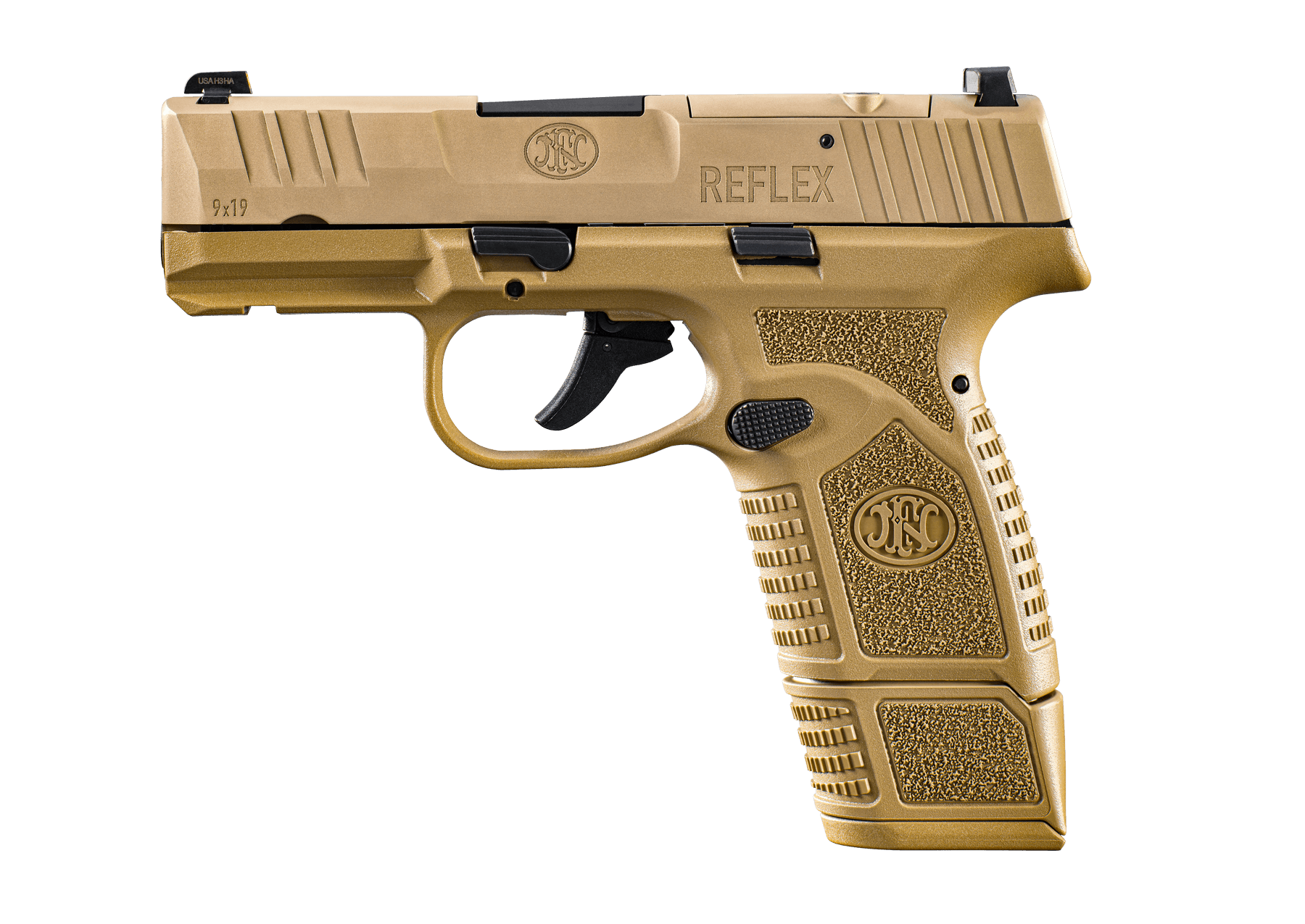FN Reflex MRD FDE 9mm 3.3" 11/13rd 66-101411 - Image 1