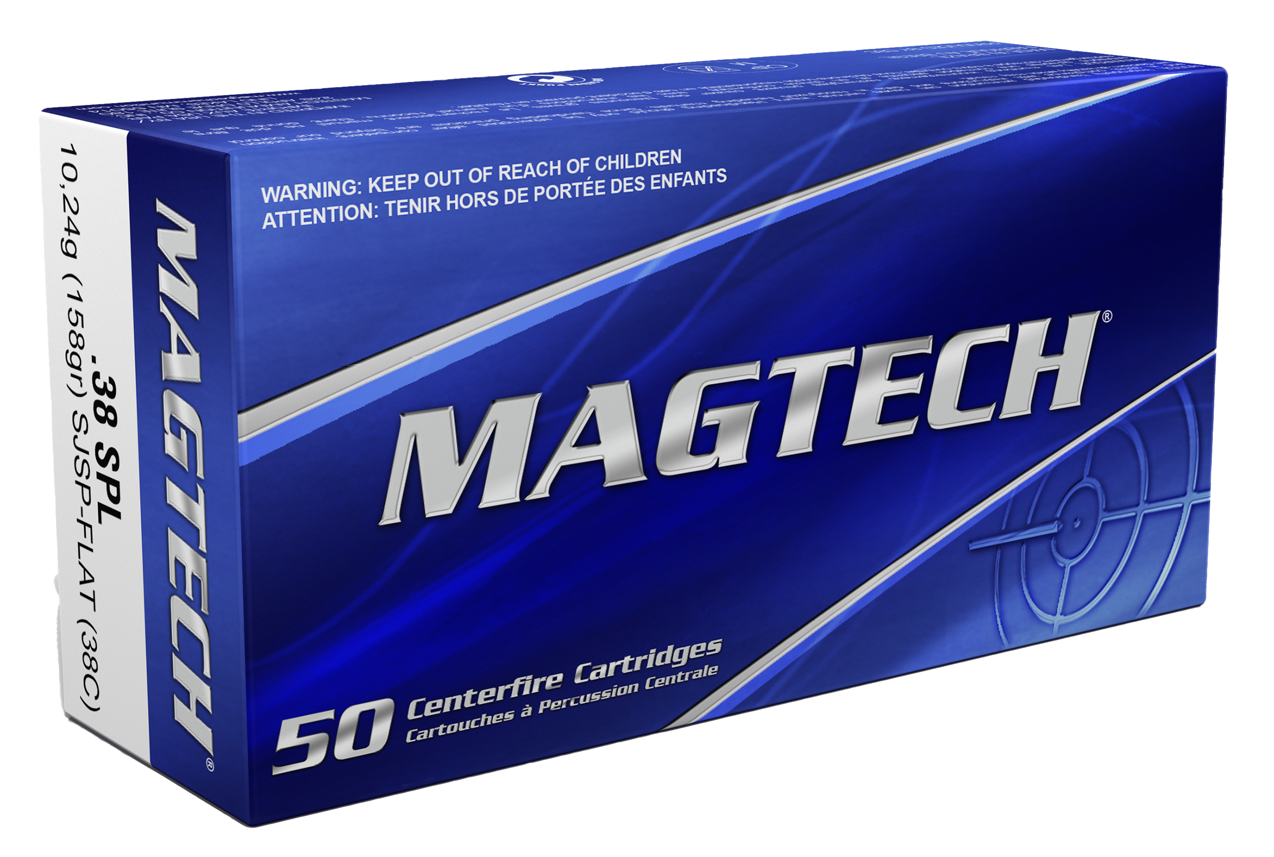 Magtech 38Spl 158gr Ammo SJHP 50rd 38C - Image 1