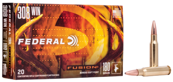 Federal Fusion 308 Win Ammo 180gr BSP 20ct F308FS3