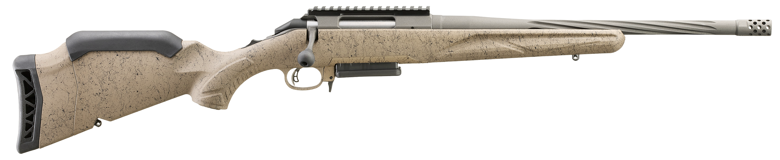 Ruger American Rifle Gen II Ranch Cobalt/FDE 308 Win 16" 3rd 46929 - Image 1