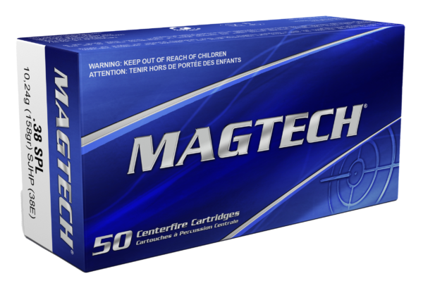 Magtech 38Spl 158gr Ammo SJHP 50rd 38E