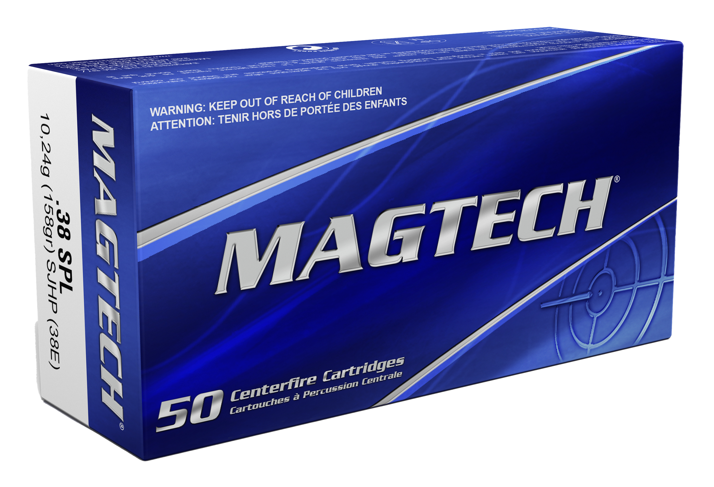 Magtech 38Spl 158gr Ammo SJHP 50rd 38E - Image 1