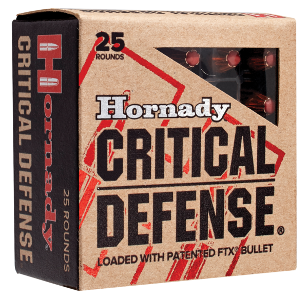 Hornady Critical Defense 38 SPL +P Ammo 110gr FTX 25ct 90311