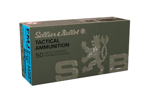 S&B Subsonic 9mm Ammo 140gr FMJ 50ct SB9SUBA