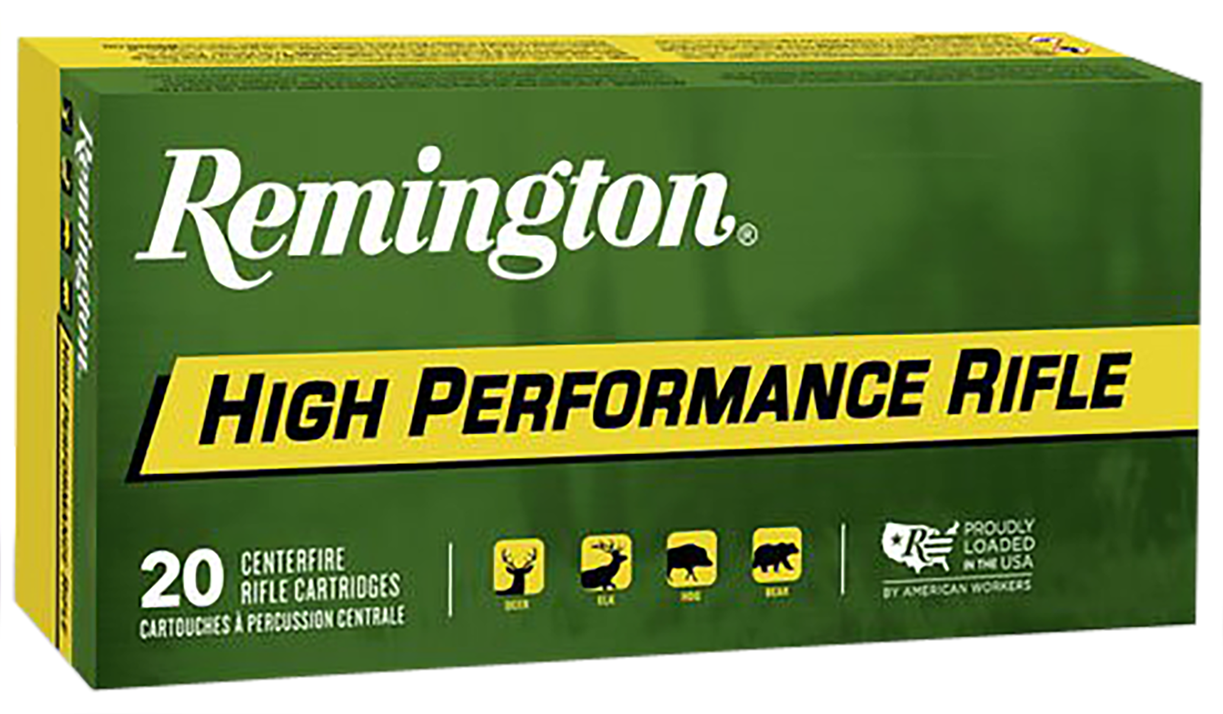 Remington HPR 22-250 Rem Ammo 55gr PSP 20ct 21311 - Image 1