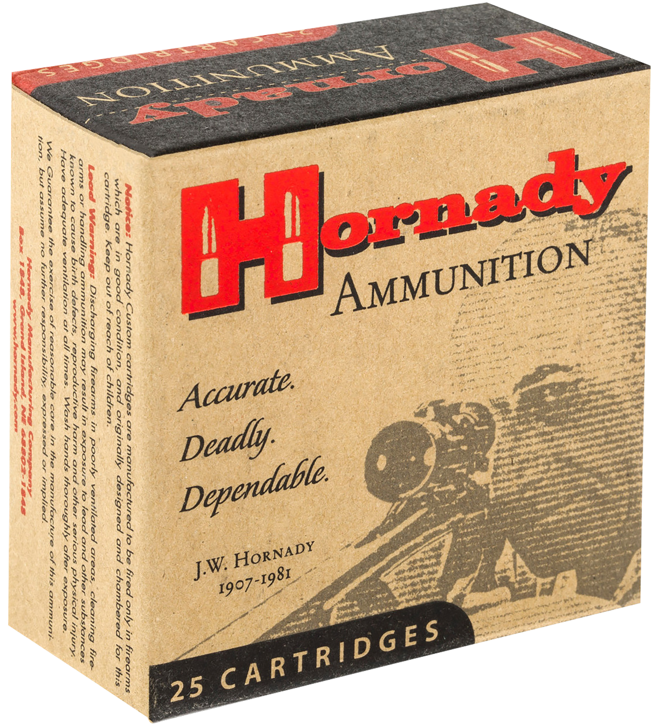 Hornady Custom 9mm Ammo 124gr XTP 25ct 90242 - Image 1