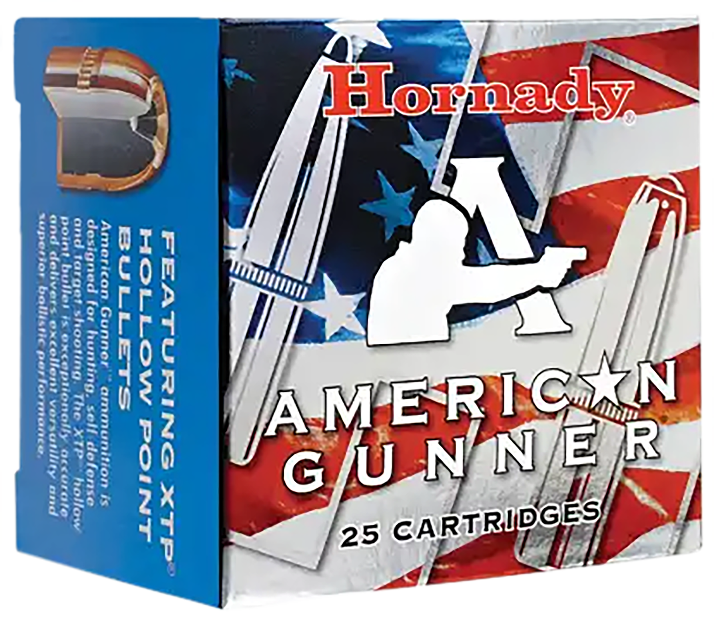 Hornady American Gunner 380 ACP Ammo 90gr XTP 25ct 90104 - Image 1