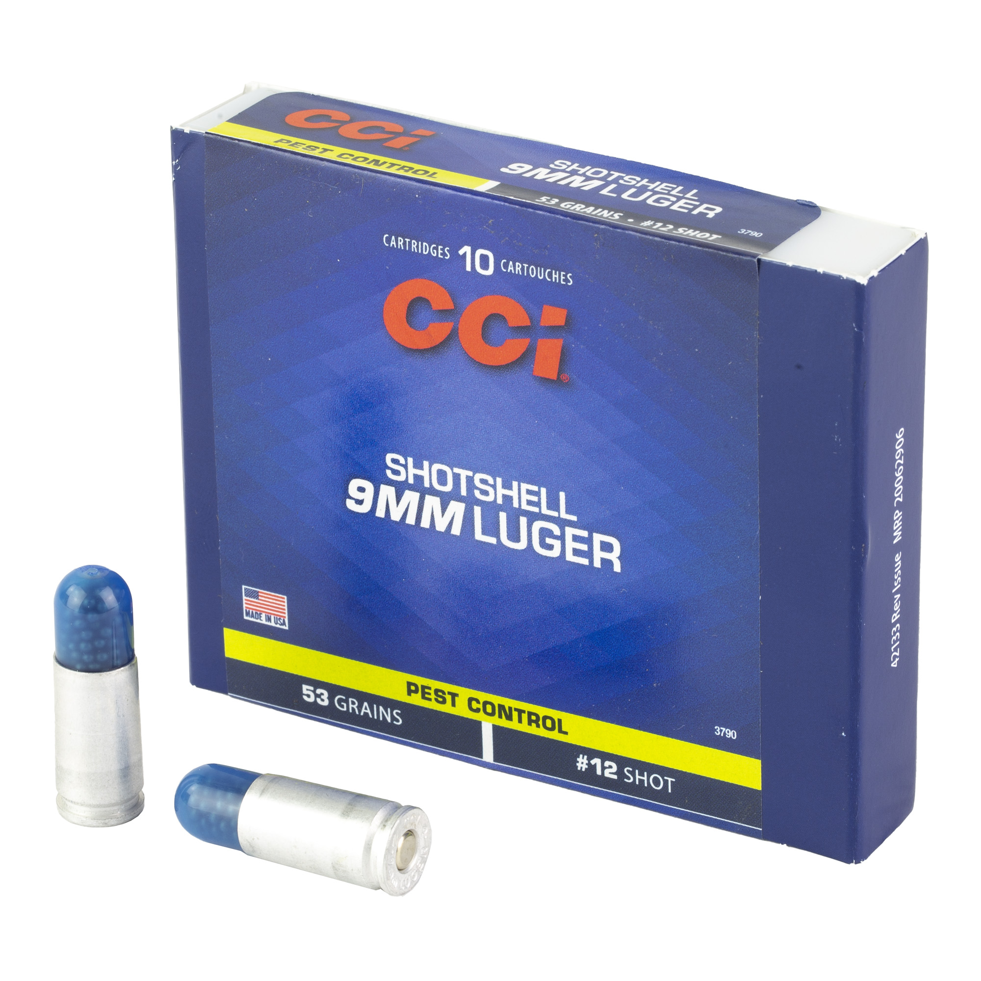CCI 9mm Pest Control Shotshell #12 Shot 10ct 3790 - Image 1