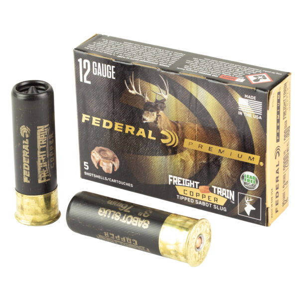 Federal Freight Train Copper Sabot Slug 3" 12 GA 300gr 5ct P151FT