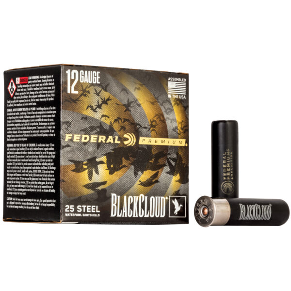 Federal 12 Gauge Black Cloud #2 Steel Shot 3 1/2" 25ct PWBX134 2