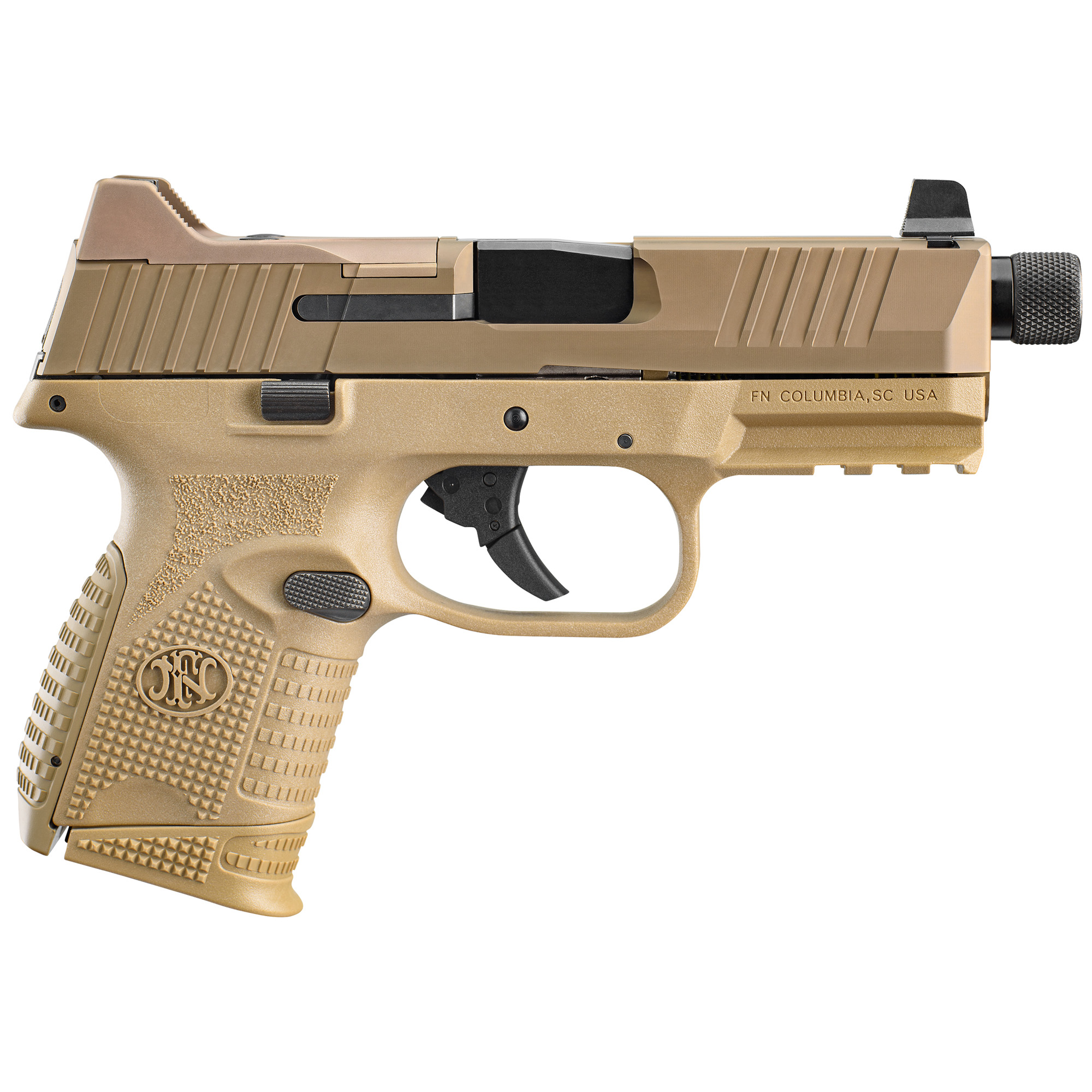 FN 509 Compact Tactical FDE 9mm 4.32" 24rd 66-100780 - Image 2