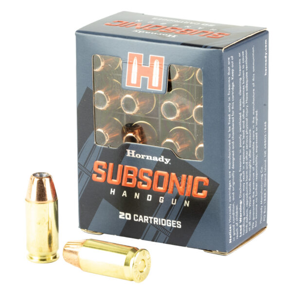 Hornady Subsonic 45 ACP Ammo 230gr XTP 20ct 90971