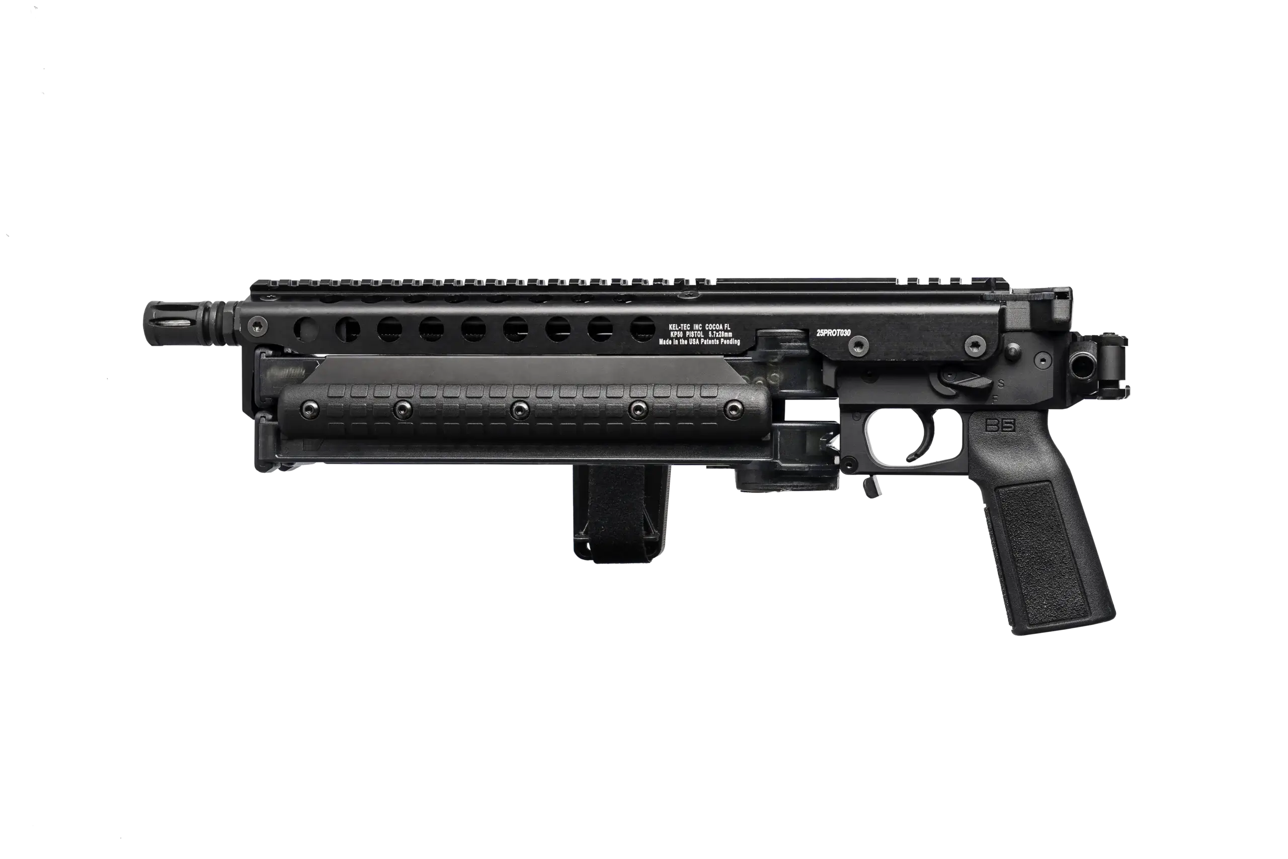 KelTec KP50 5.7x28 9.6" BLK Braced KP50BLKB - Image 2