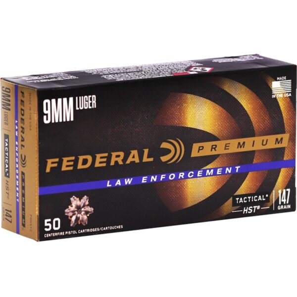 Federal Law Enforcement HST 9mm 147gr JHP 50ct P9HST2